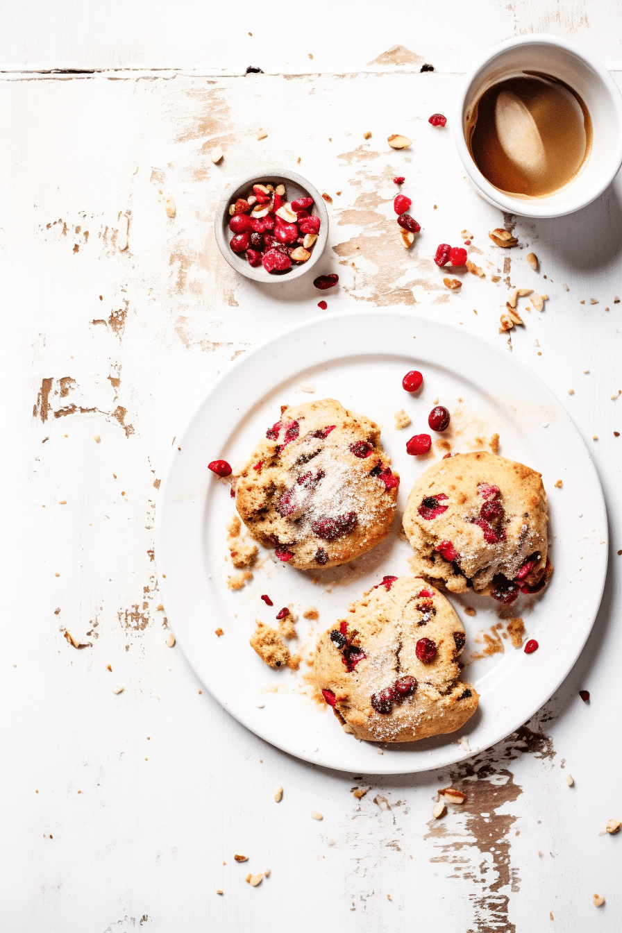 Low-Carb Cranberry Walnut Scones