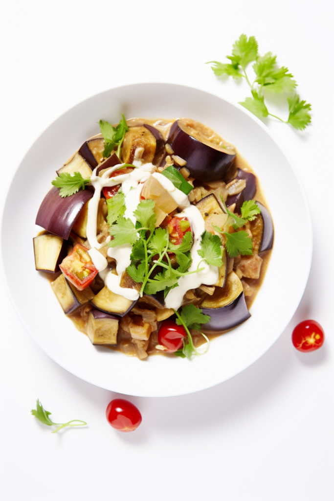 Low-Carb Curried Eggplant and Tomato Stew_001