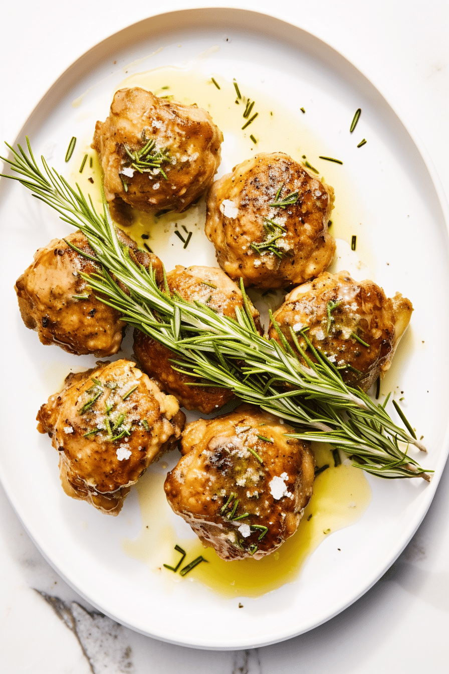 Low-Carb Dill Pickle Brined Chicken Thighs