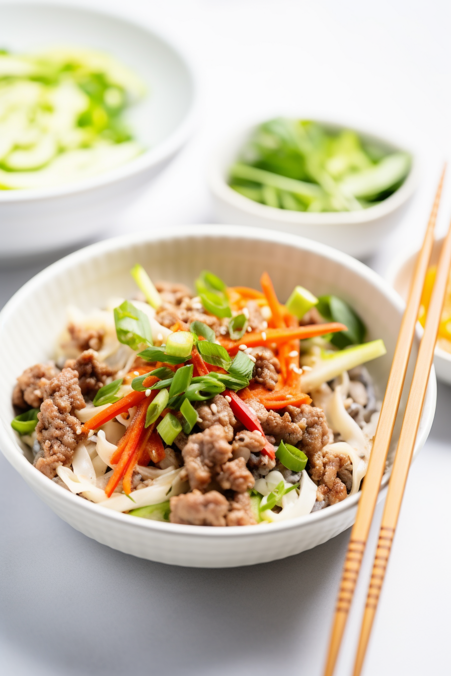 Low-Carb Egg Roll in a Bowl Cooking