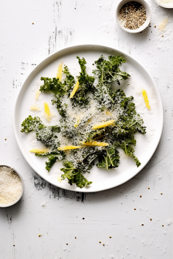 Easy Recipe for LowCarb Garlic and Parmesan Kale Chips A Keto