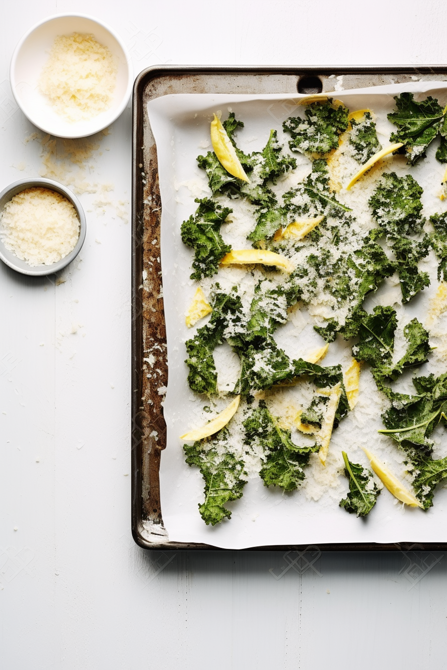 Low-Carb Garlic and Parmesan Kale Chips