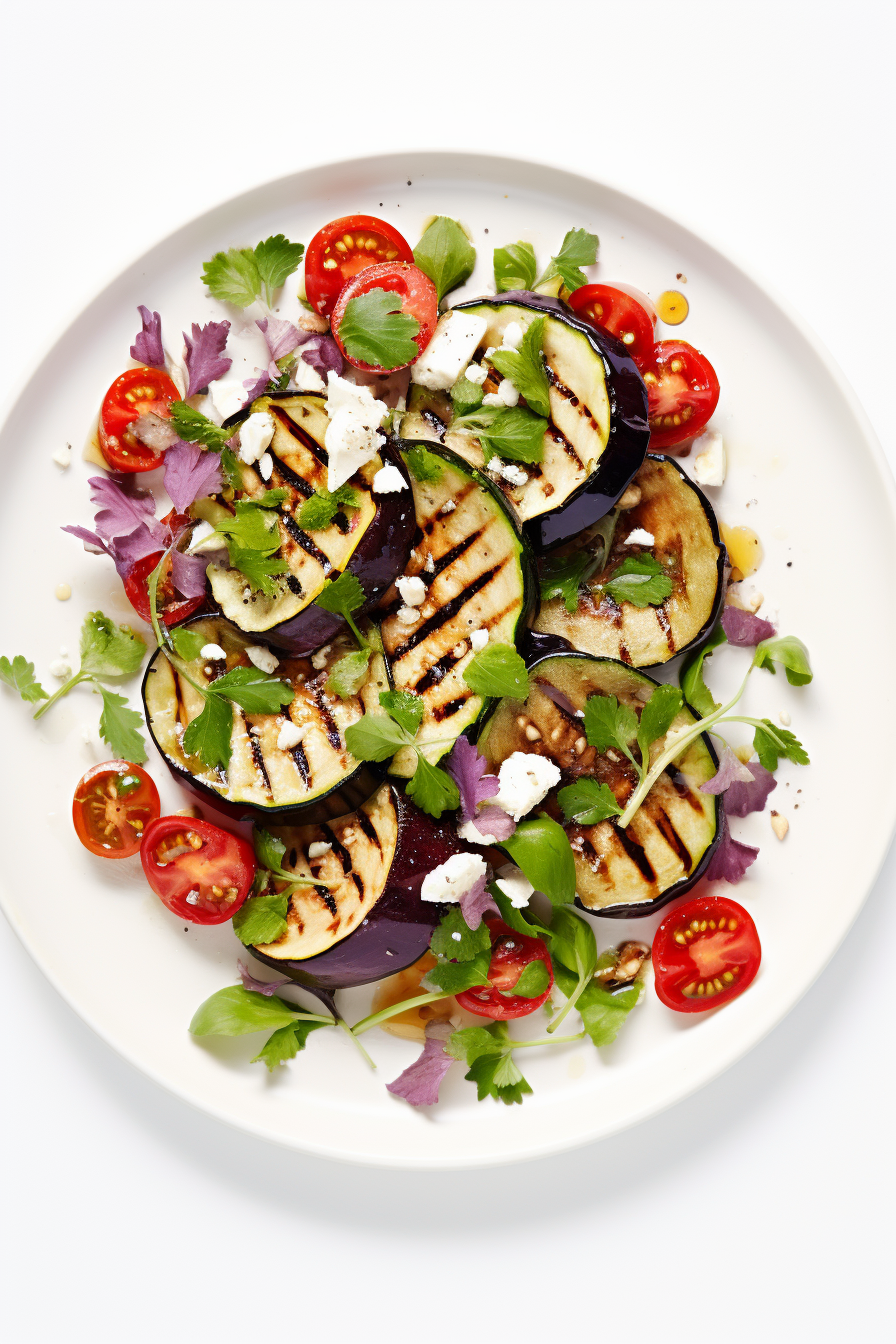 Grilled Eggplant for Salad