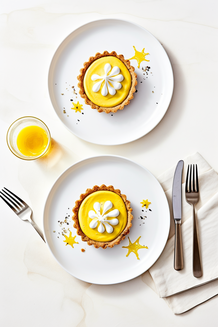 Chilled Low-Carb Lemon Curd Tartlets