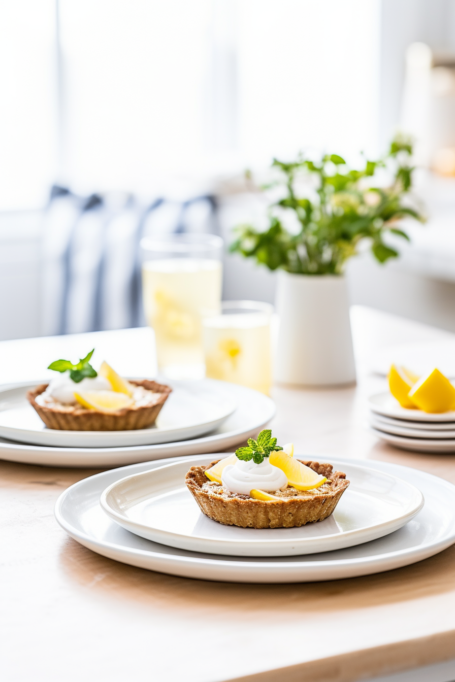 Keto Lemon Curd Tartlet Preparation