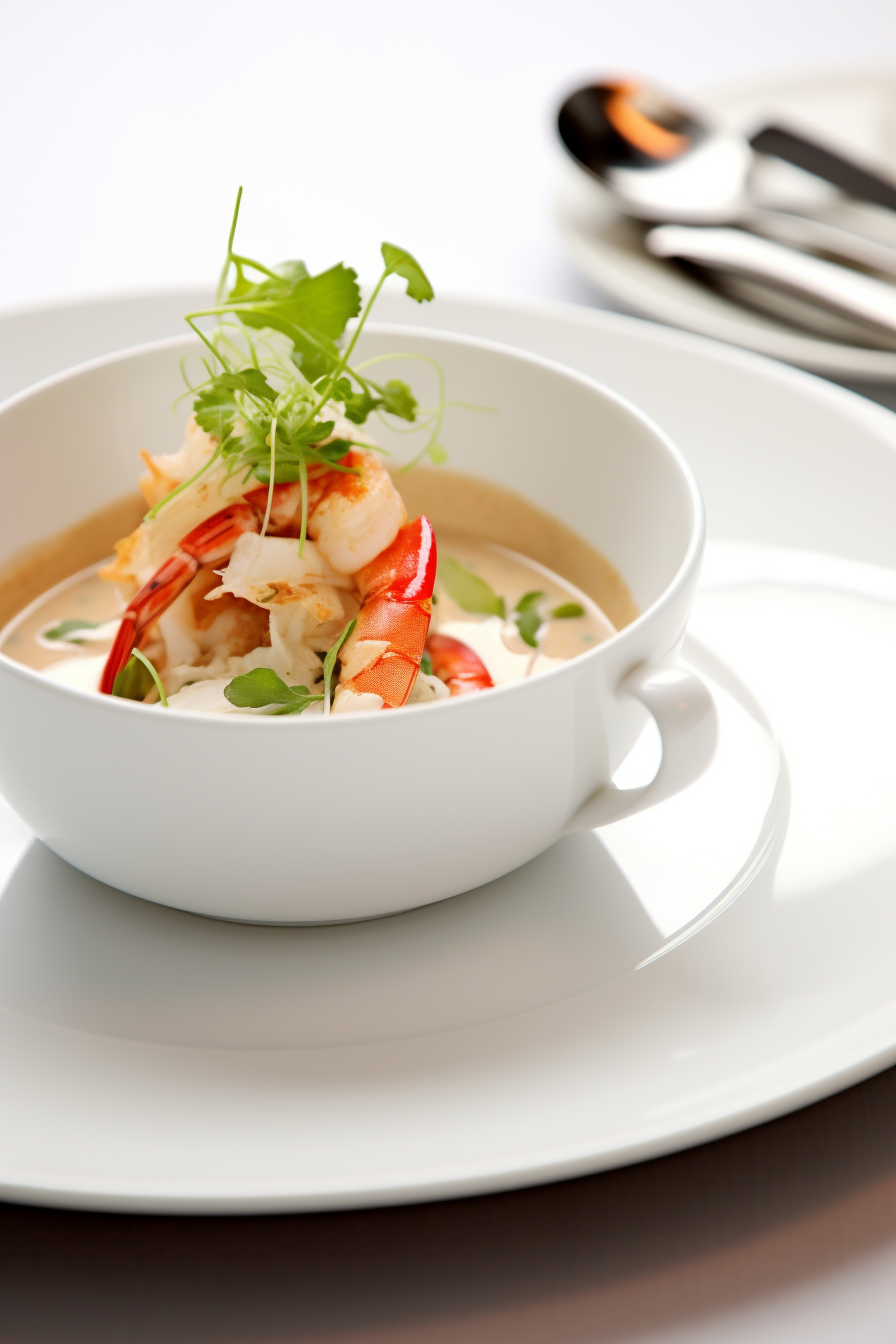 Lobster Bisque Simmering