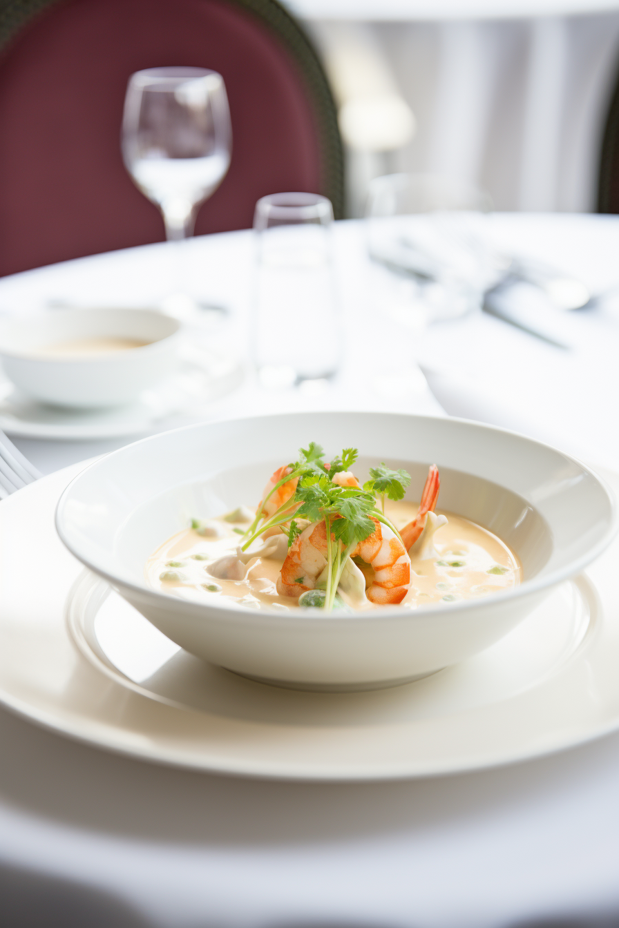 Creamy Lobster Bisque Preparation