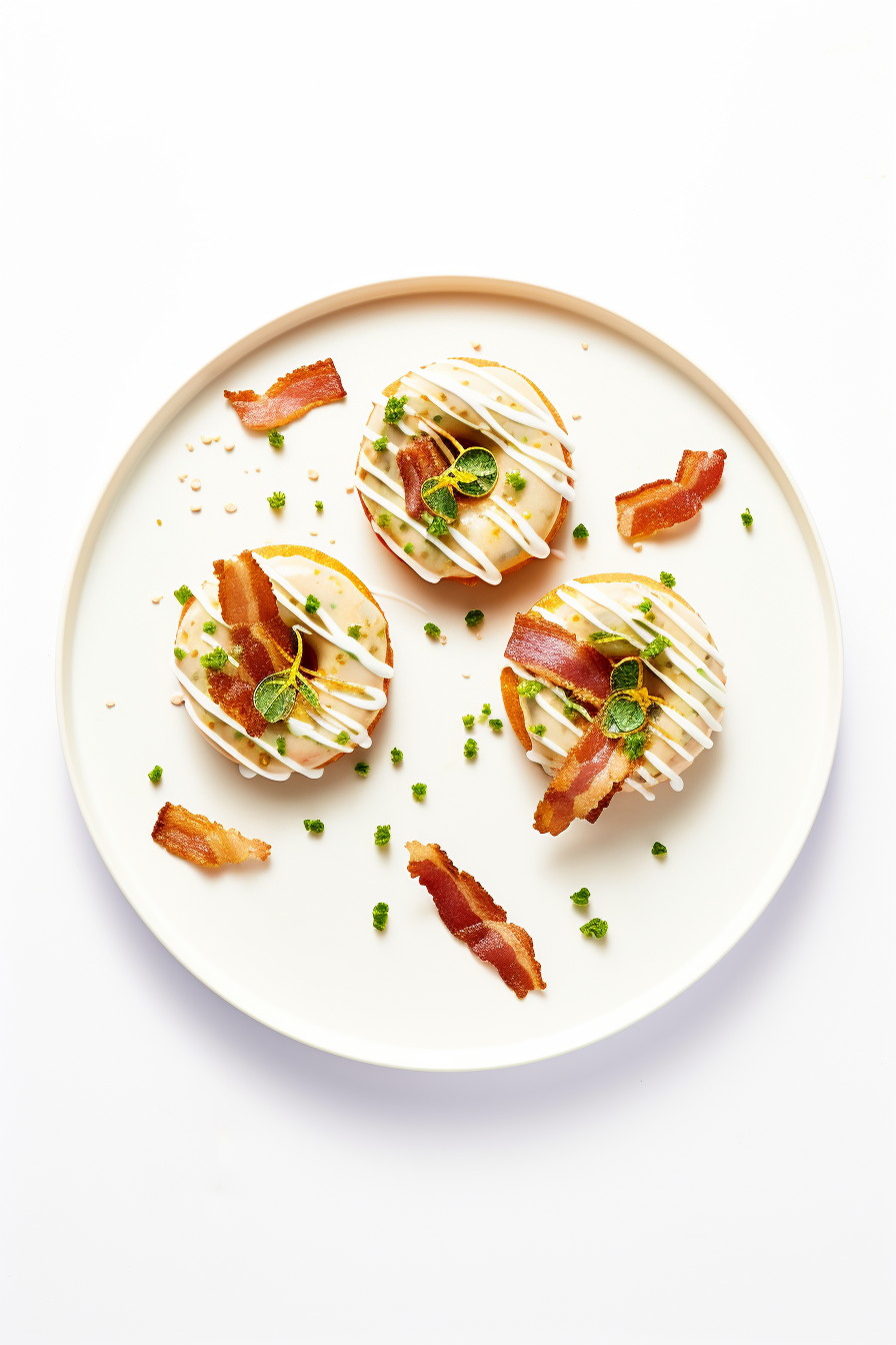Glazed Low-Carb Maple Bacon Donuts