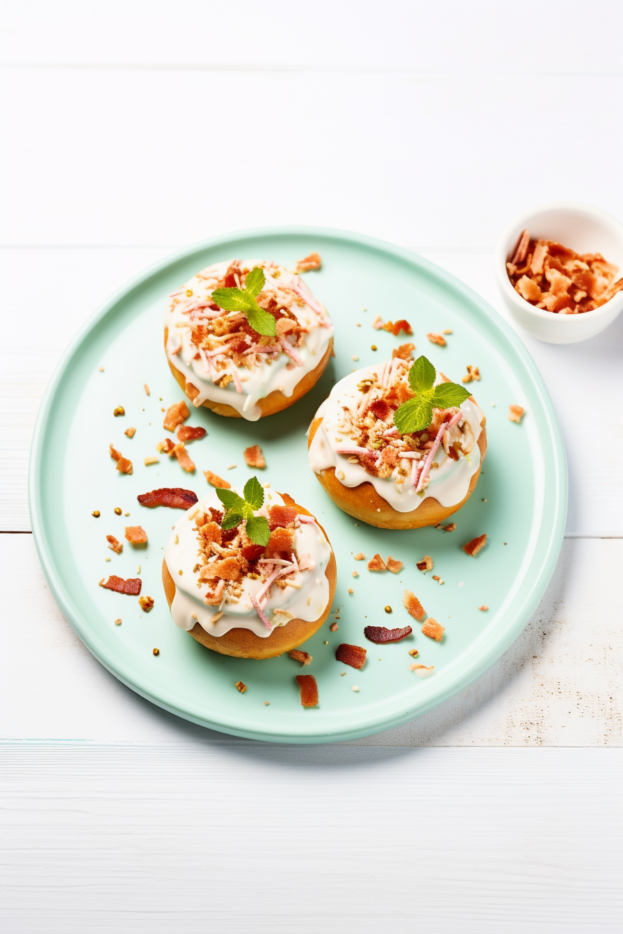 Low-Carb Maple Bacon Donuts