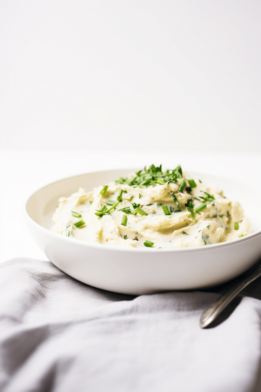 Ingredients for Low Carb Mashed Turnip with Chive Butter