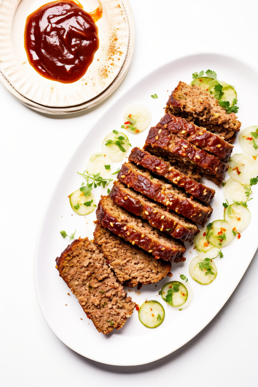 Ingredients for Low-Carb Meatloaf with a Spicy Glaze