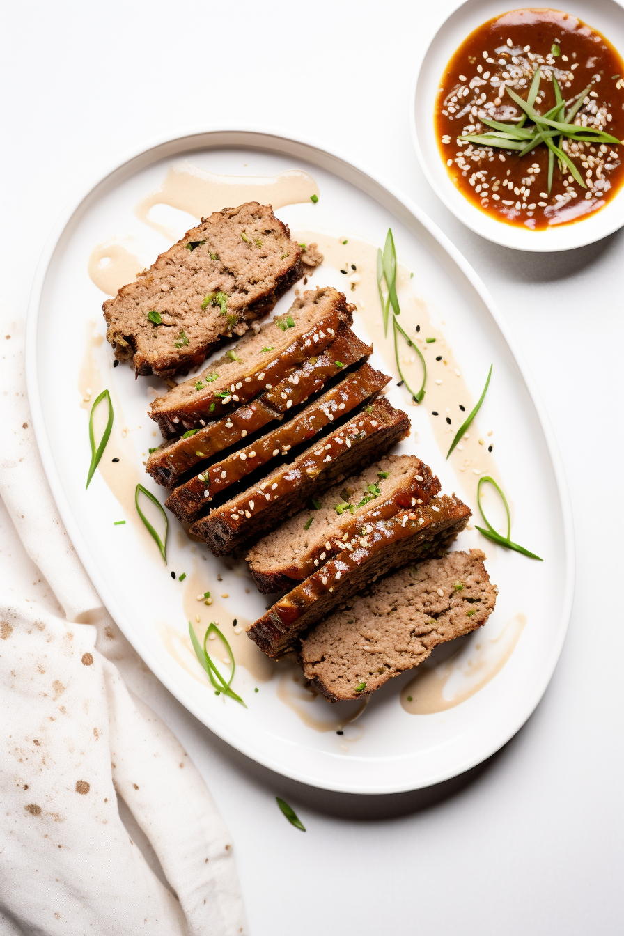 Low-Carb Meatloaf with a Spicy Glaze