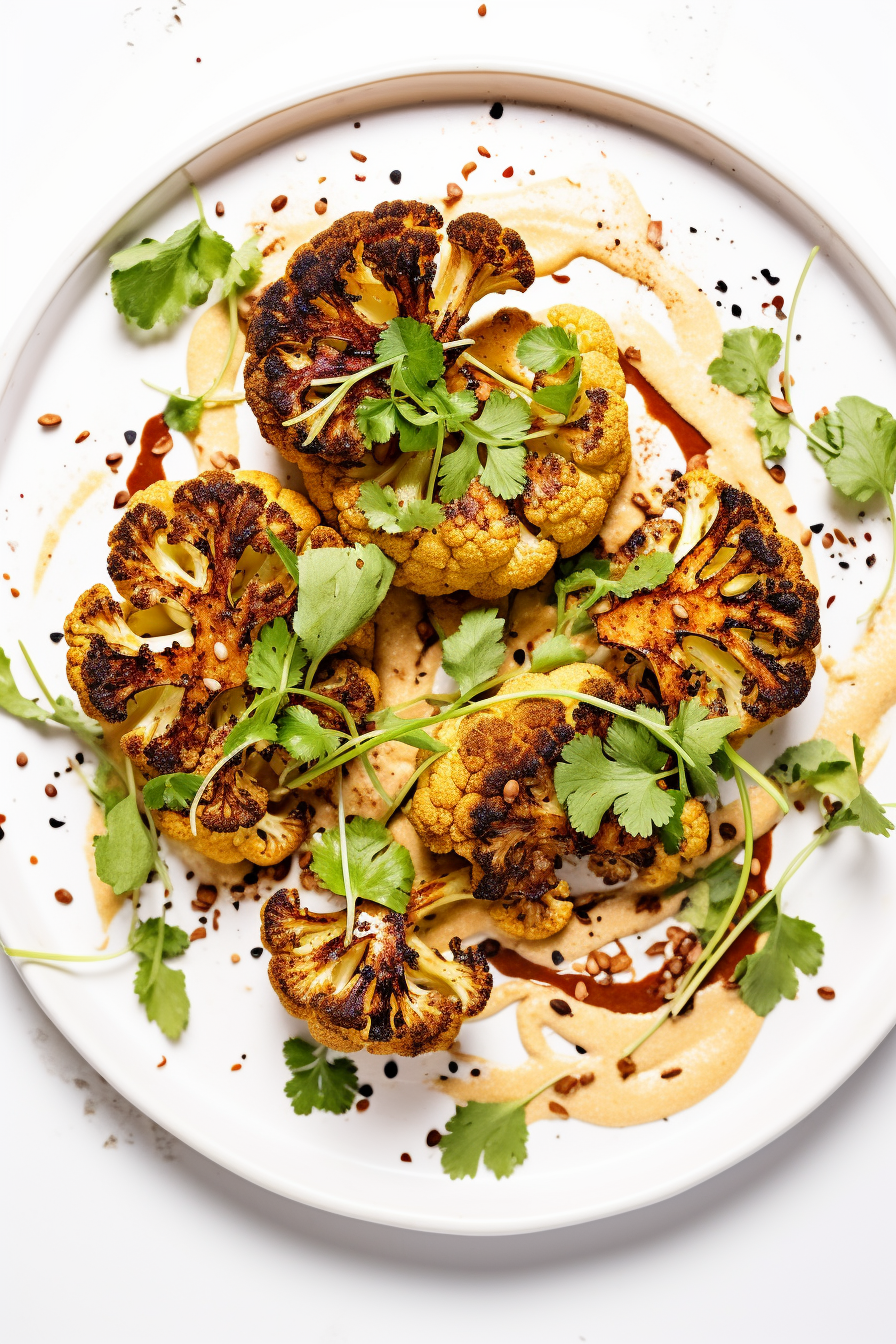 Spicing the Cauliflower Steaks