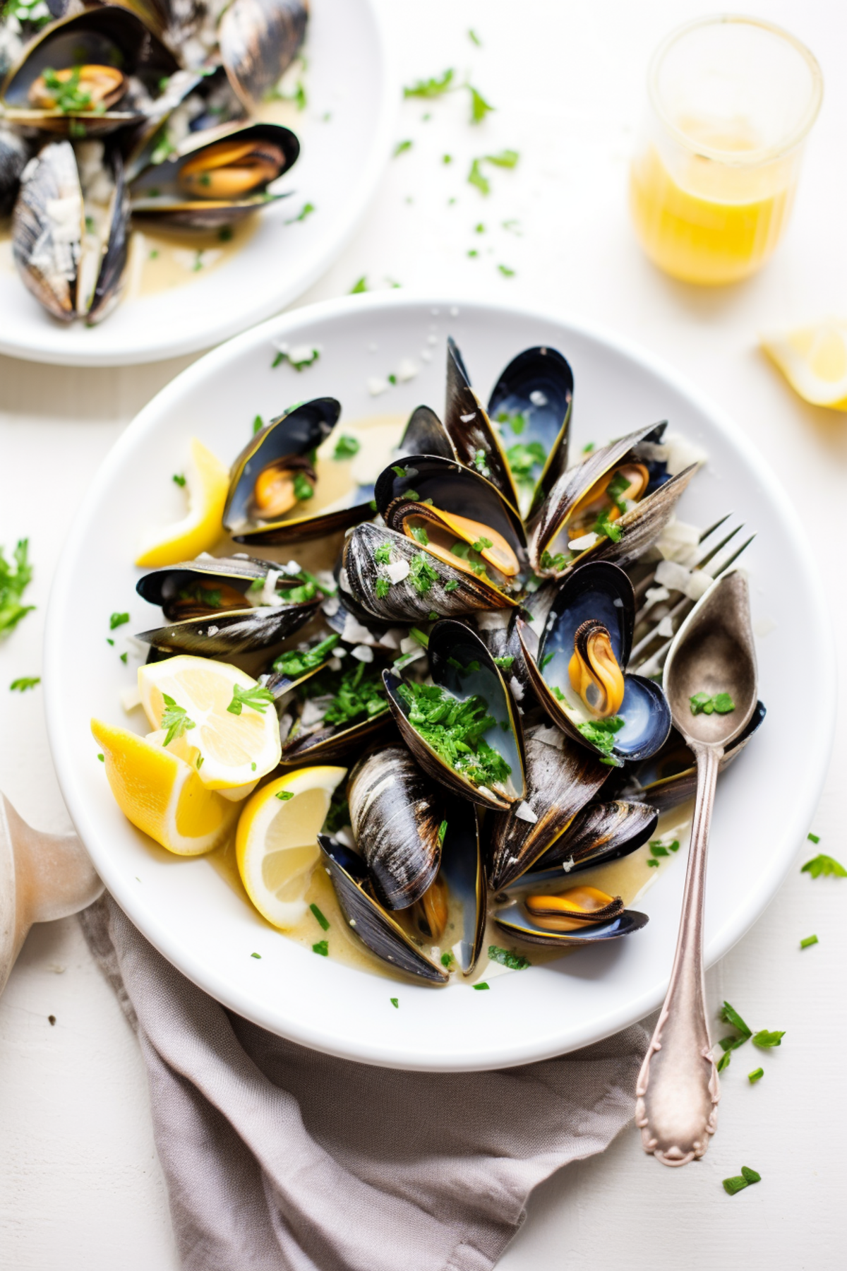 Low-Carb Moules Marinières with Garlic Butter_001