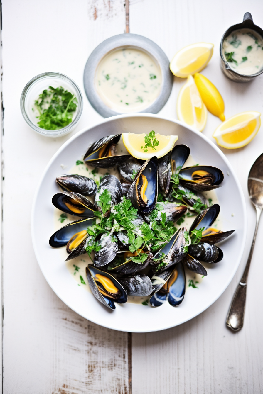 Low-Carb Moules Marinières with Garlic Butter