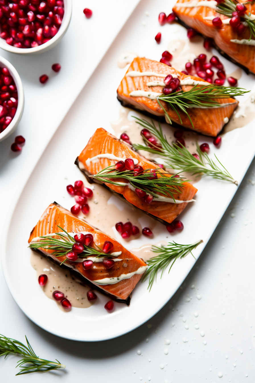 Glazed Salmon Ready to Serve