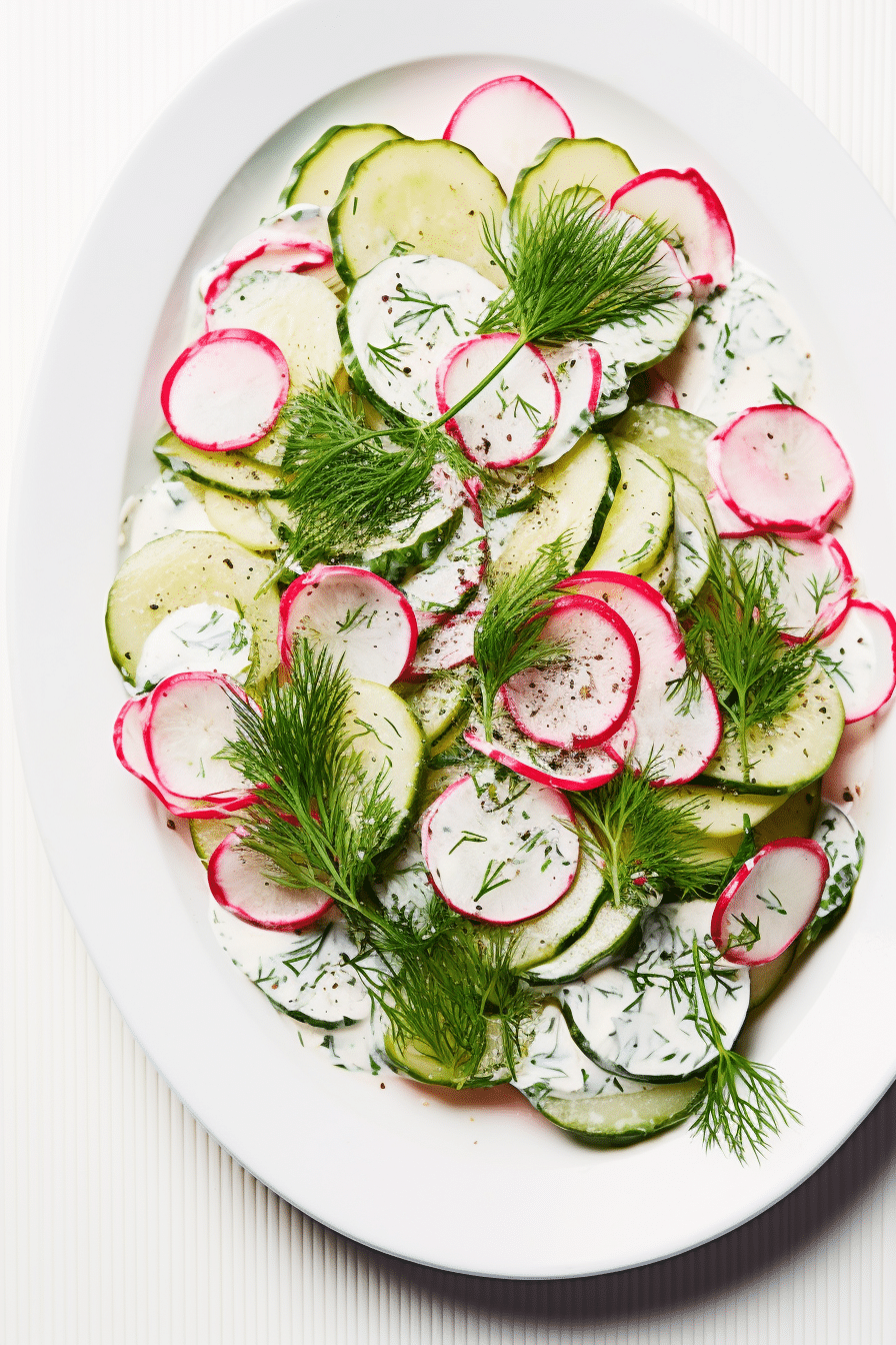 Low-Carb Salad with Fresh Dill