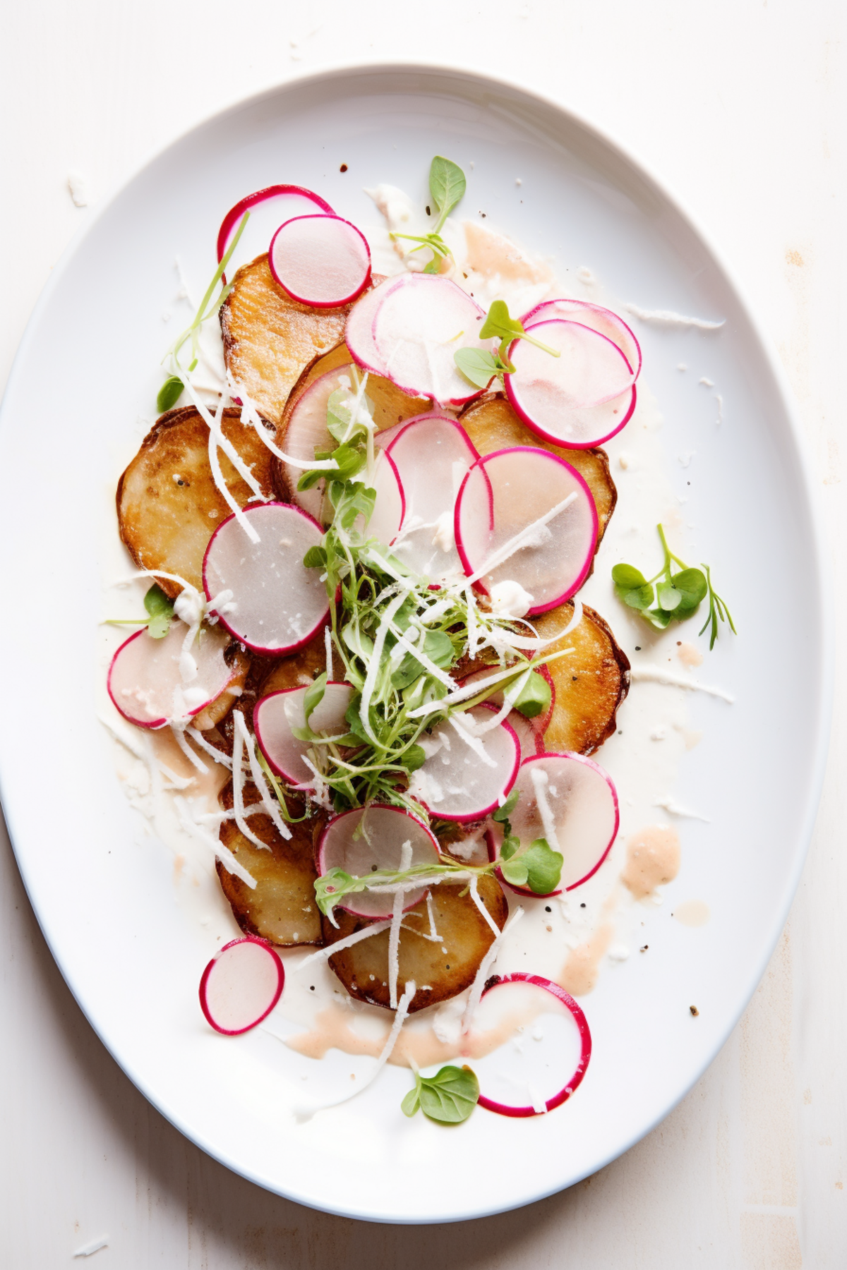 Low-Carb Roasted Garlic and Parmesan Radish Chips_001