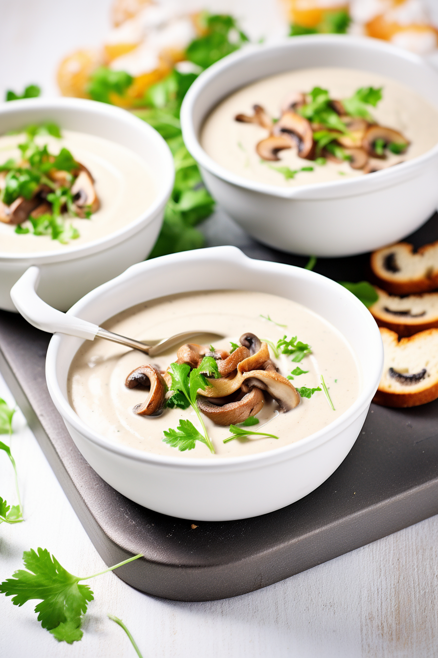 Low-Carb Smoky Bacon and Mushroom Soup