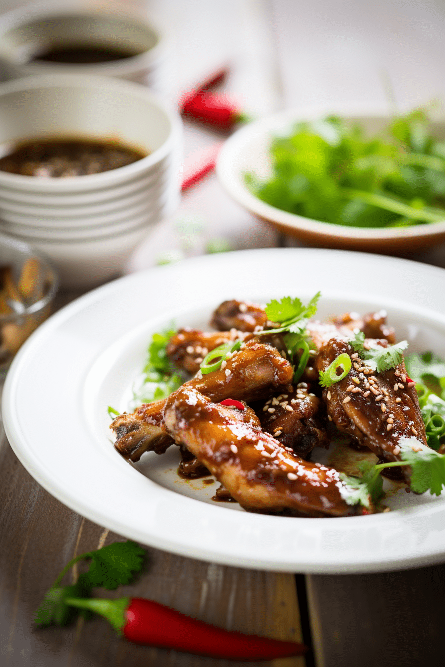 Preparing Low-Carb Spicy Tamarind Chicken Wings