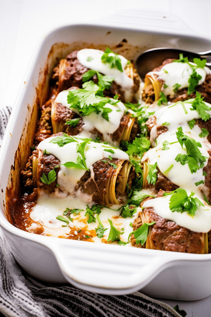 Low-Carb Stuffed Cabbage Rolls with Cauliflower Rice