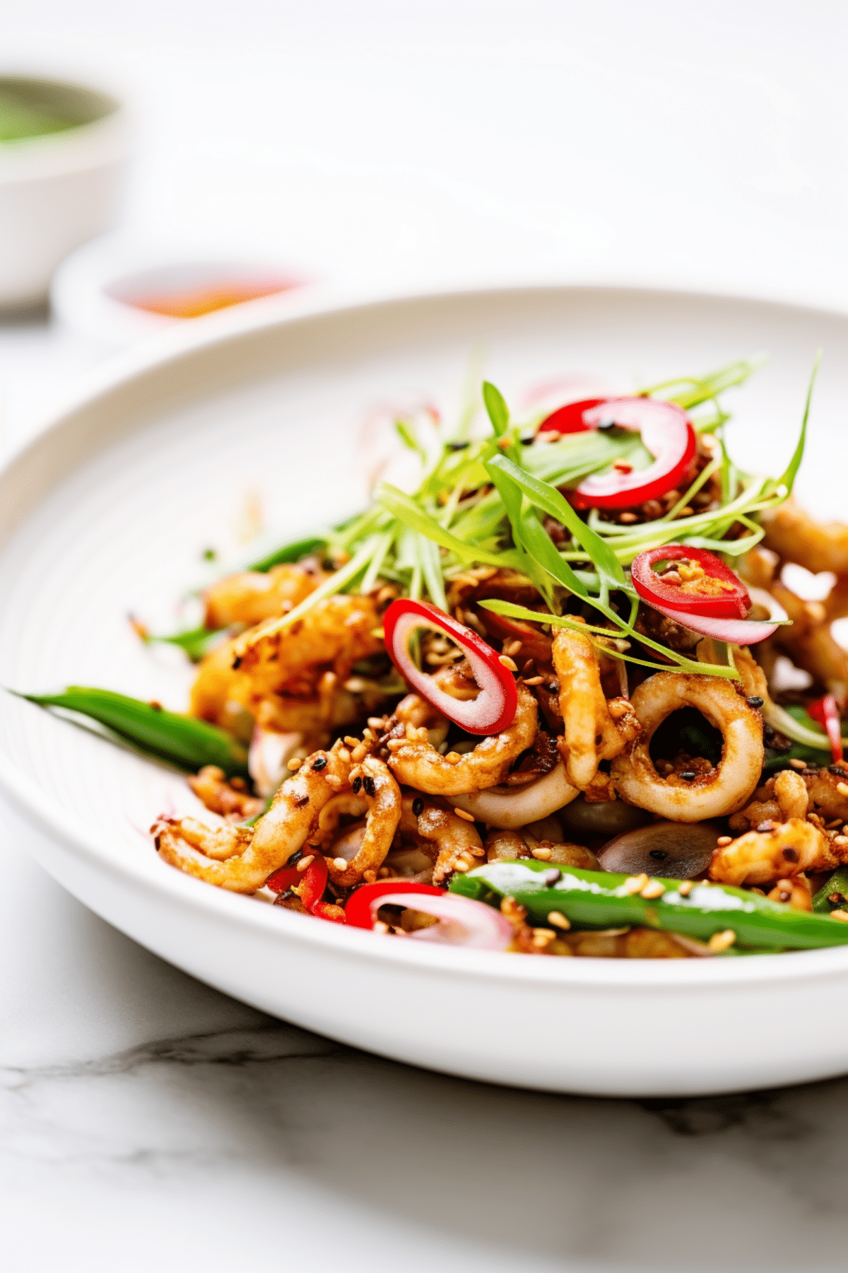 Low-Carb Szechuan Pepper Squid_001
