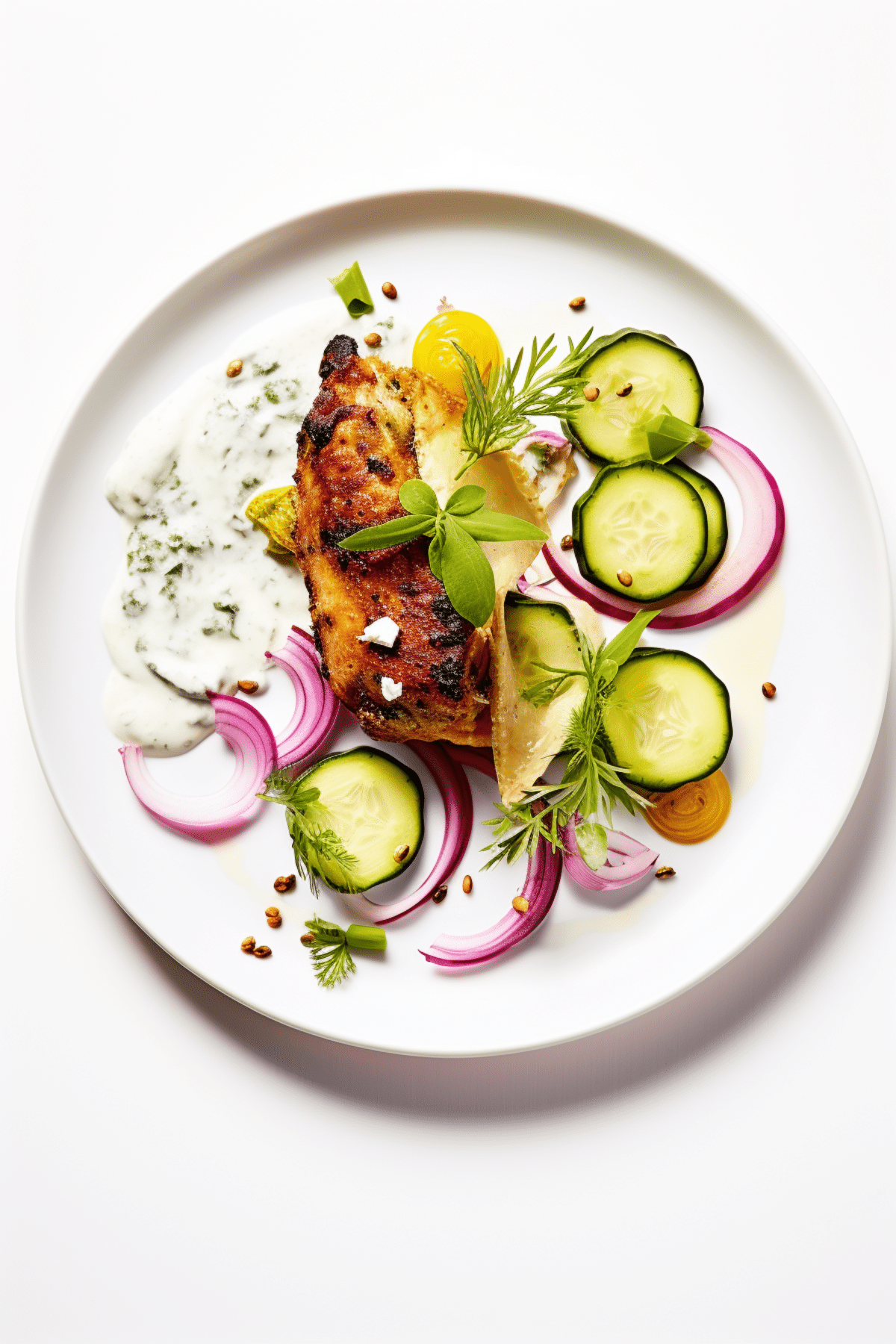 Low-Carb Tandoori Chicken with Keto Raita_001