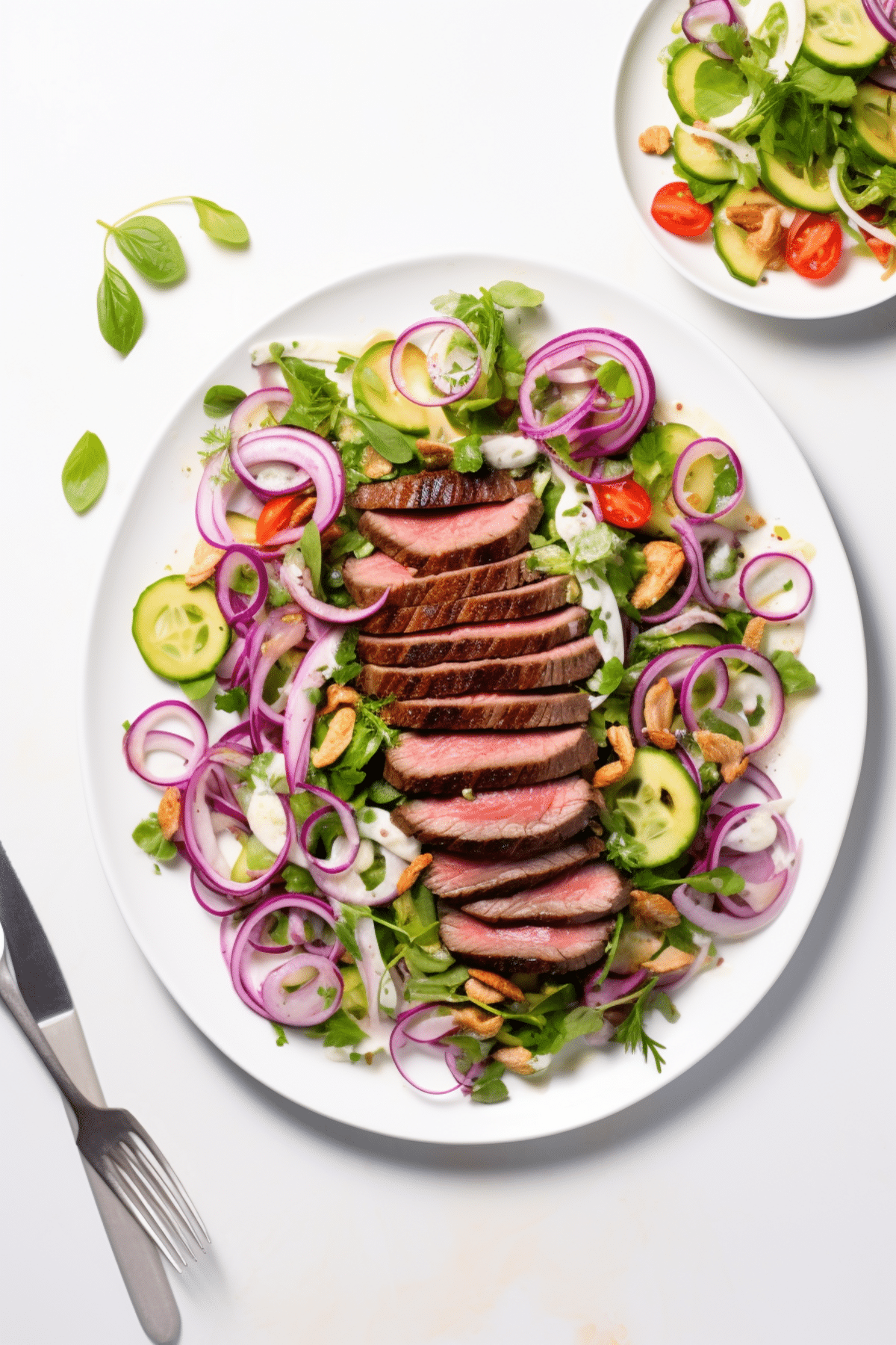 Low-Carb Thai Beef Salad with Spicy Dressing_001
