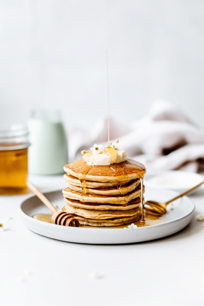Low-Carb Vanilla Protein Pancakes_001
