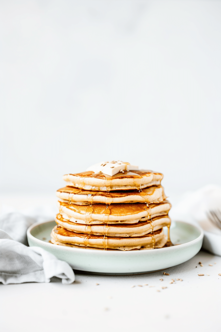 Cooking Low-Carb Vanilla Protein Pancakes