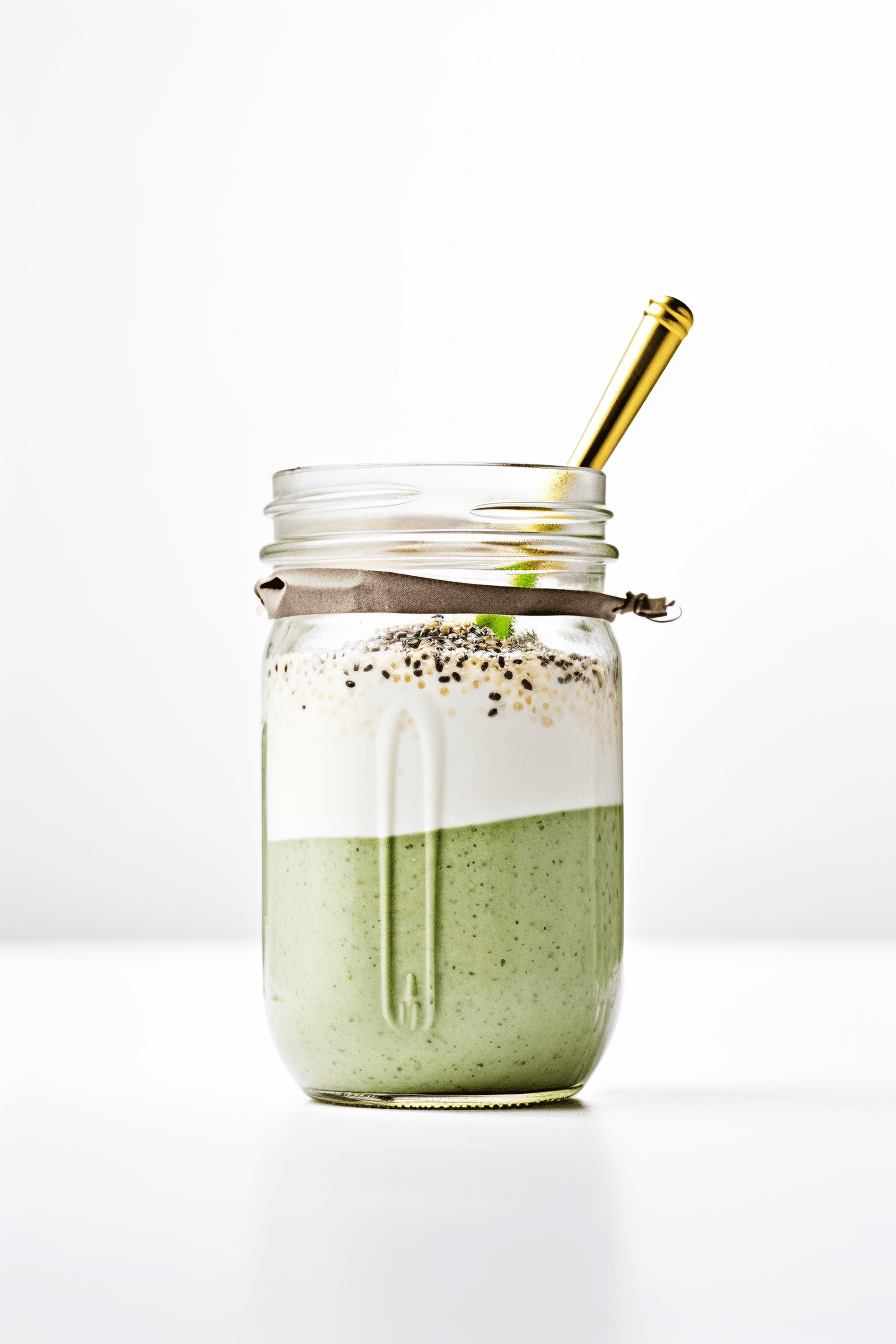 Ingredients for Low-Carb Vegan Green Goddess Smoothie