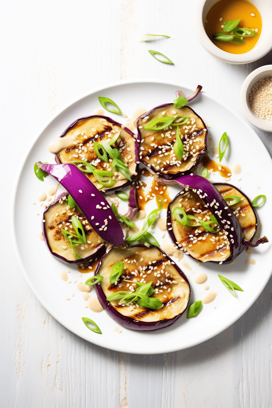 Low-Carb Vegan Miso Eggplant Steaks
