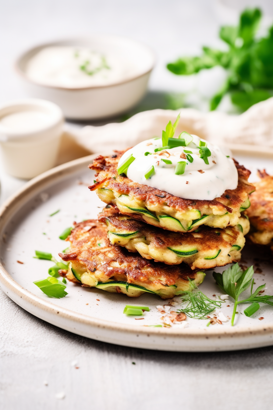 Low-Carb Zucchini and Bacon Fritters