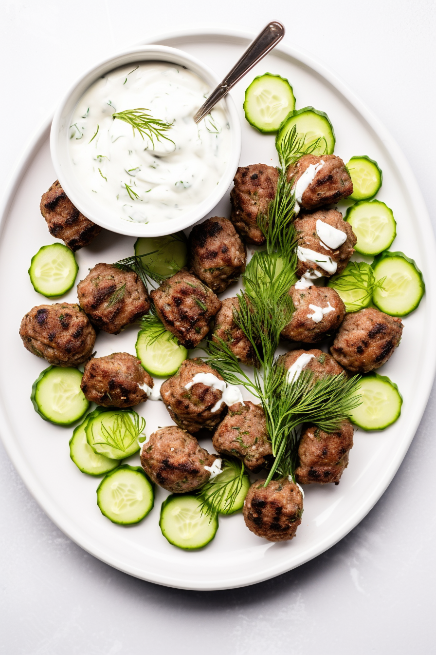 Cooking Mini Keto Lamb Koftas