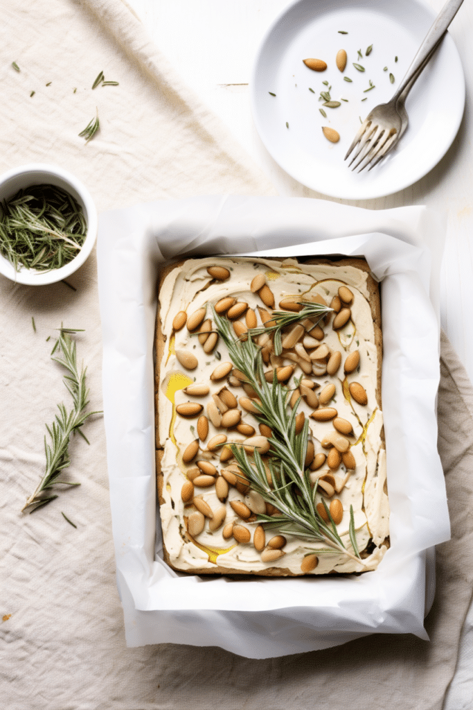 Vegan Keto Almond Flour Focaccia Bread_001