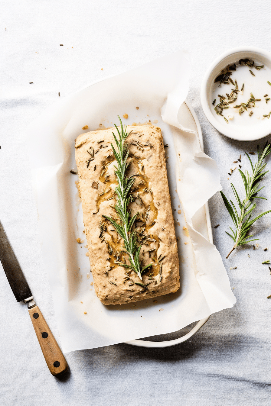 Ingredients for Vegan Keto Almond Flour Focaccia Bread