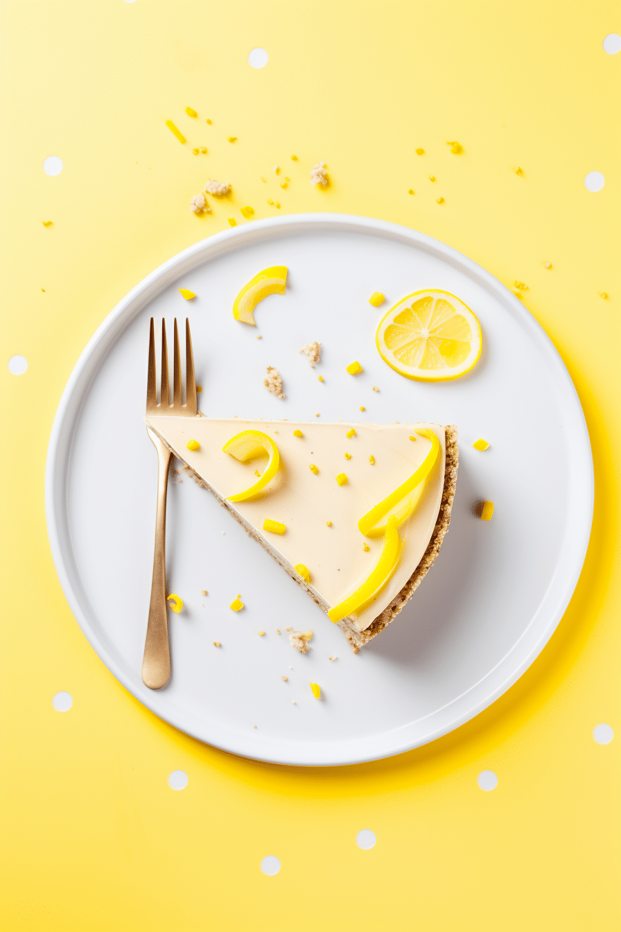 Vegan Keto Lemon Cashew Cheesecake Slice