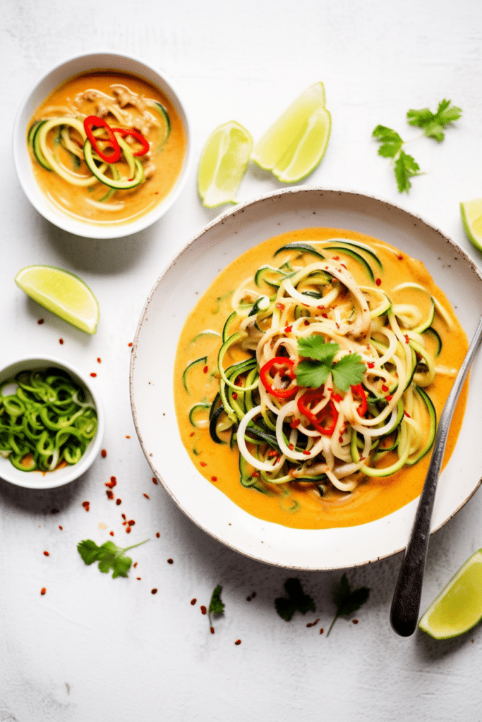 Vegan Keto Spicy Thai Peanut Soup_001