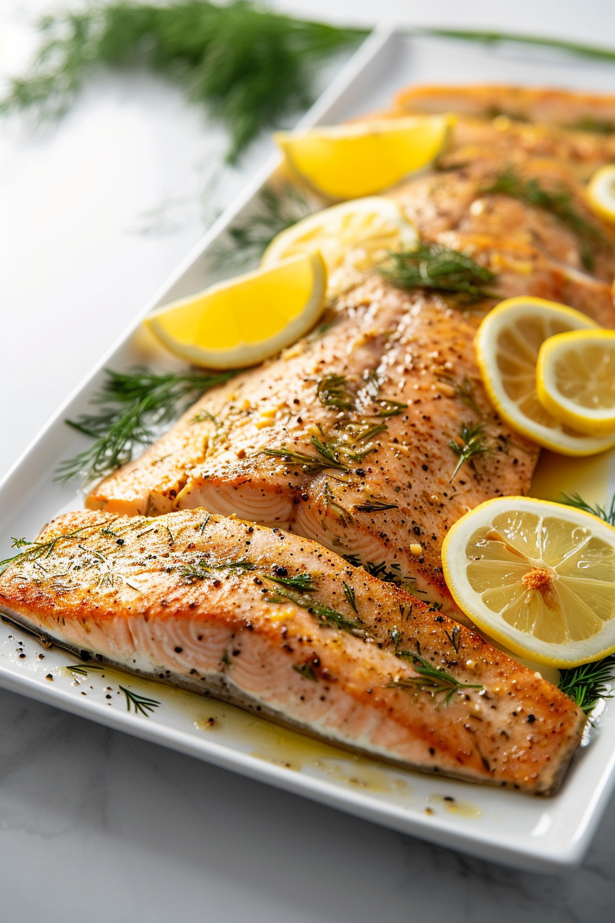 Preparing Baked Rainbow Trout