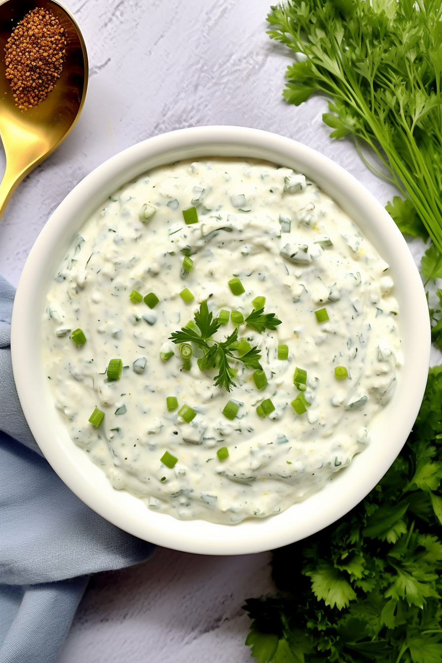 Keto Blue Cheese Dressing Method