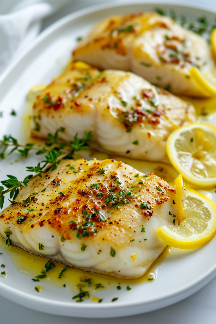 Preparing Keto Lemon Butter Chilean Sea Bass