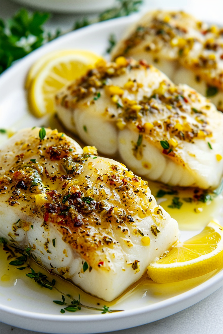 Keto Lemon Butter Chilean Sea Bass