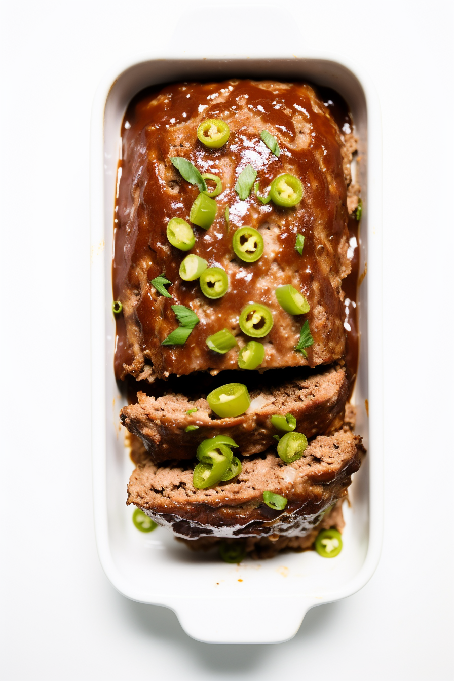 Keto Meatloaf with Glaze