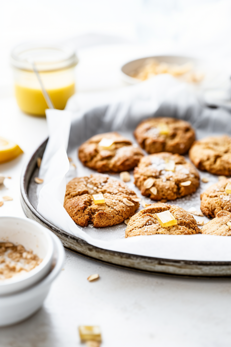 Ingredients for Keto Coconut Flour Cookies