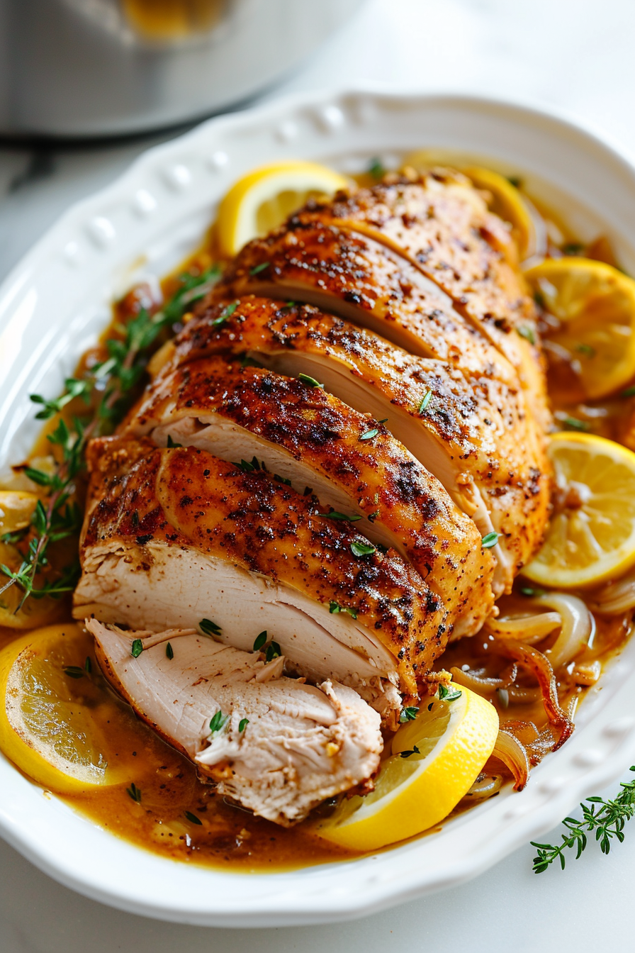 Crock Pot Turkey Breast Finished