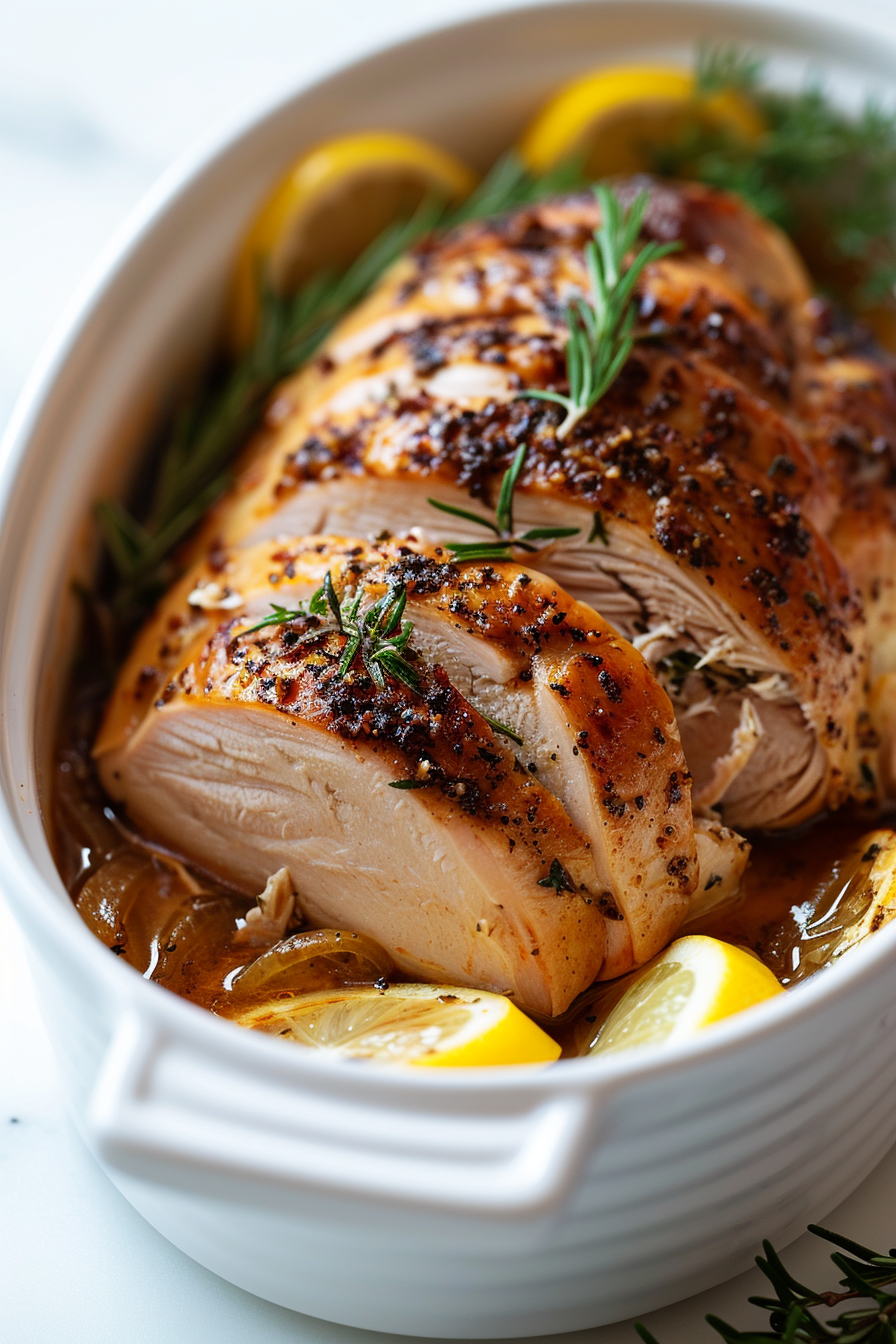 Seasoning the Turkey Breast