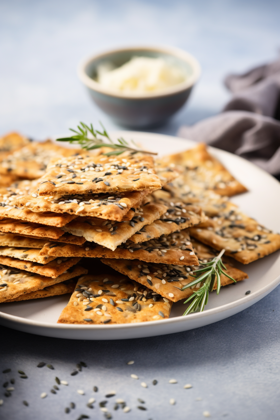 Keto Flax Seed Crackers
