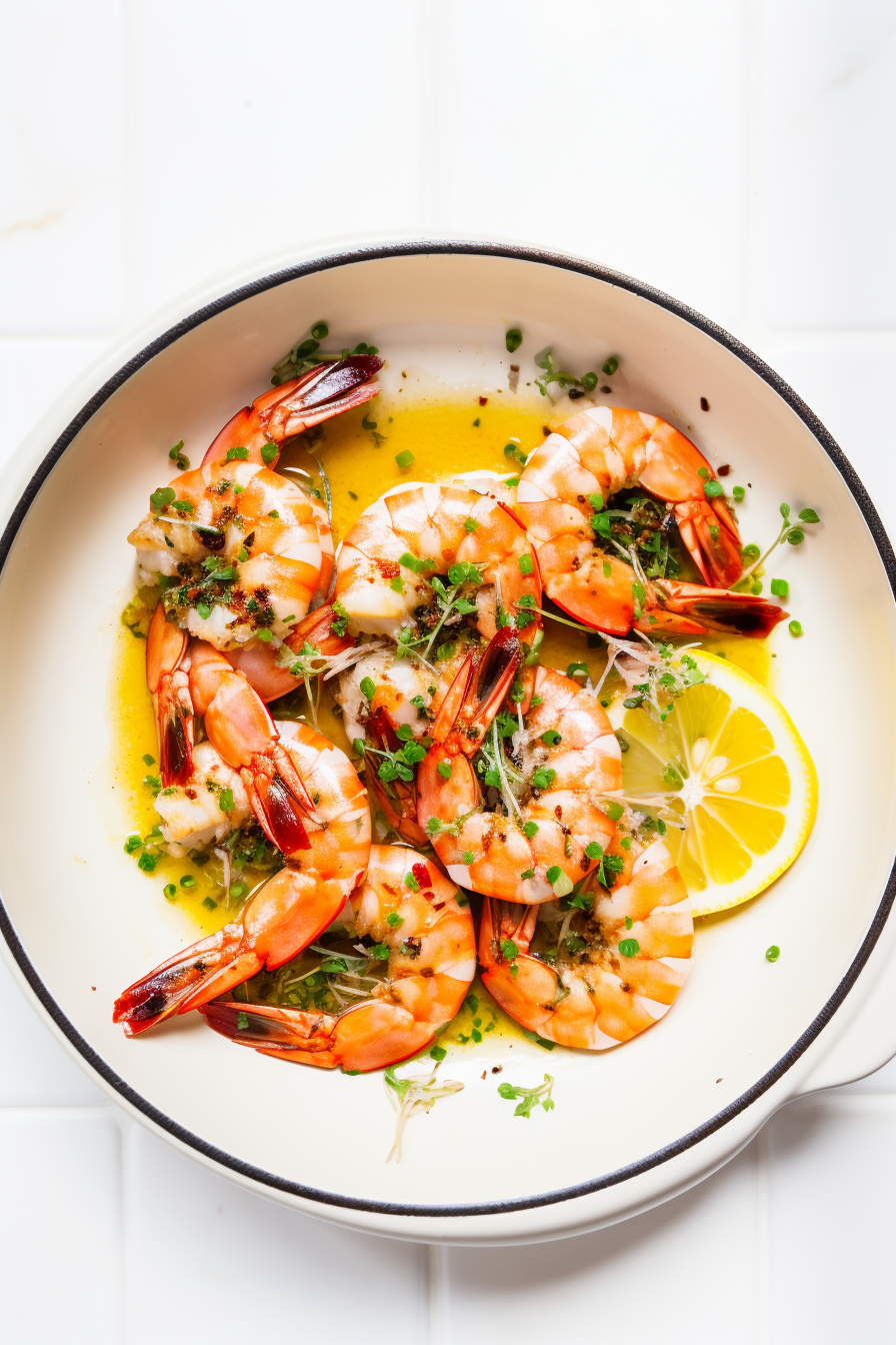 Cooking Garlic Butter Shrimp