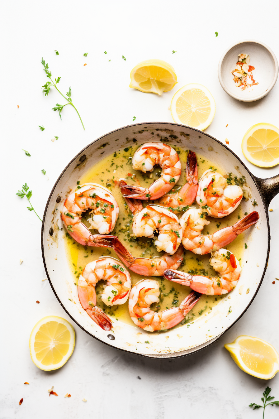 Ingredients for Garlic Butter Shrimp