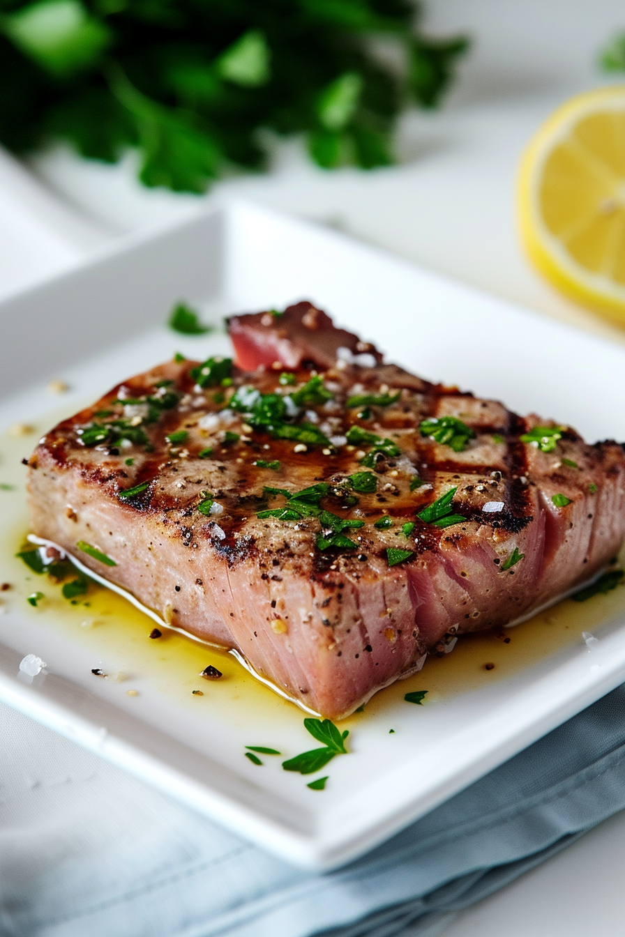 Succulent Grilled Tuna Steak